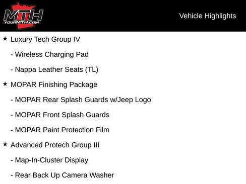 Used 2022 Jeep Grand Cherokee L Overland w/ Advanced Protech Group III image 10