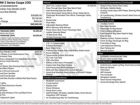 Used 2024 BMW 230i Coupe w/ Premium Package image 52