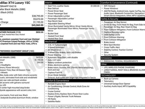 Used 2023 Cadillac XT4 Luxury w/ Cold Weather Package image 4