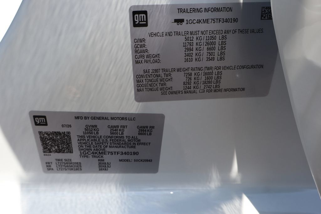 New 2026 Chevrolet Silverado 2500 Custom w/ Custom Value Package AWD/4WD image 33