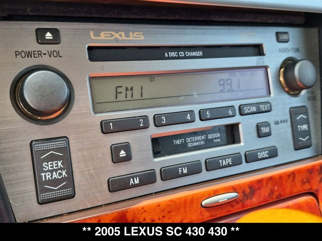 Used 2005 Lexus SC 430 Convertible w/ Preferred Accessory Pkg RWD image 19