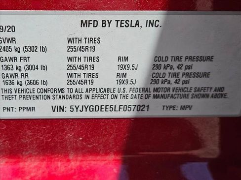 Used 2020 Tesla Model Y Long Range AWD/4WD image 15