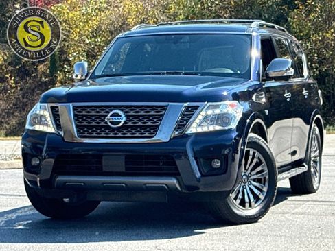 Used 2019 Nissan Armada Platinum w/ Captain's Chairs Package image 1