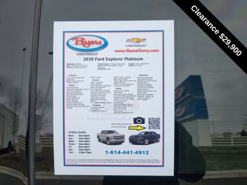 Used 2020 Ford Explorer Platinum w/ Premium Technology Package image 11