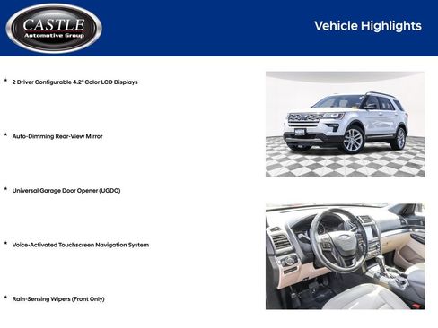 Used 2018 Ford Explorer XLT w/ Equipment Group 202A AWD/4WD image 10