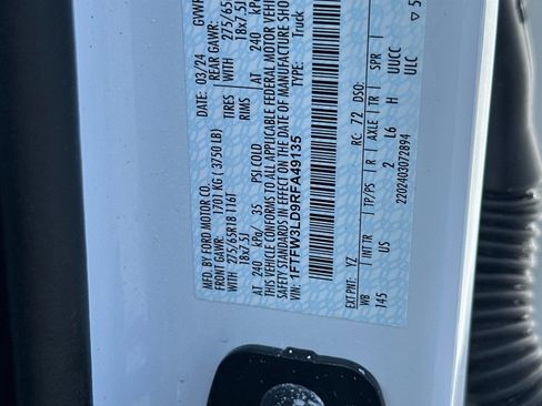 Used 2024 Ford F150 XLT w/ Mobile Office Package image 33