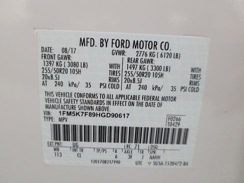 Used 2017 Ford Explorer Limited w/ Equipment Group 301A image 33