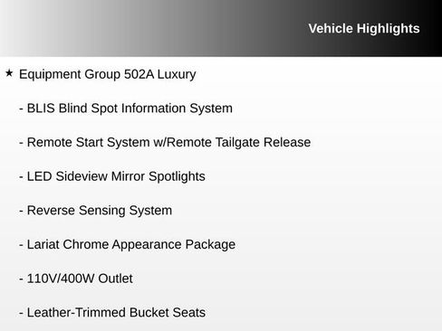 Used 2019 Ford F150 Lariat w/ Equipment Group 502A Luxury image 9