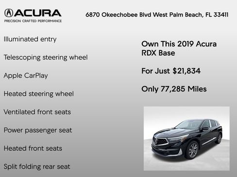 Used 2019 Acura RDX w/ Advance Package AWD/4WD image 20
