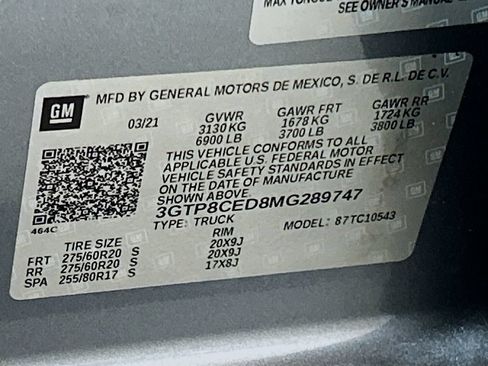 Used 2021 GMC Sierra 1500 Elevation w/ Preferred Package RWD image 30