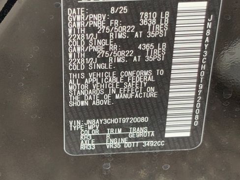 New 2026 Nissan Armada Platinum Reserve image 29