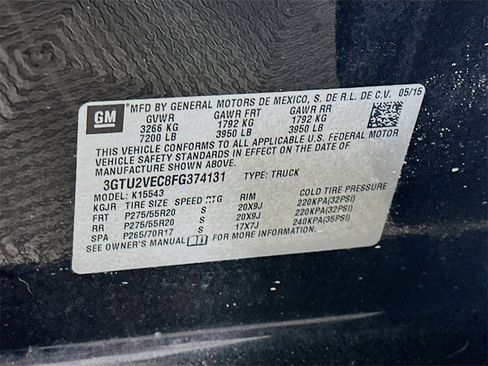 Used 2015 GMC Sierra 1500 SLT w/ All-Terrain Package image 36