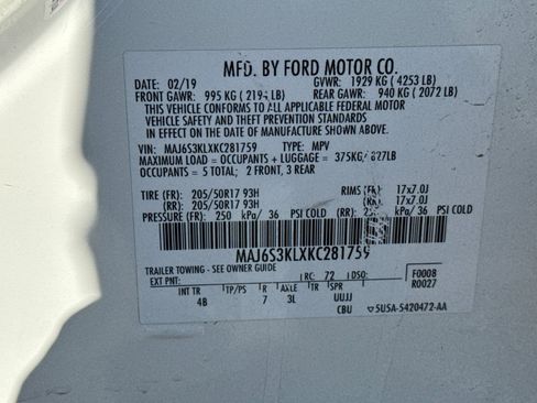 Used 2019 Ford EcoSport Titanium AWD/4WD image 29