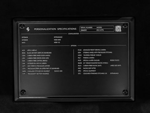 Certified 2022 Ferrari 812 GTS Base image 22