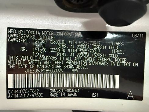 Used 2011 Toyota 4Runner SR5 RWD image 30
