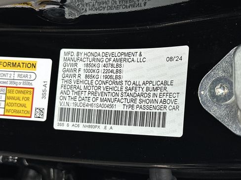 Certified 2025 Acura Integra A-Spec w/ Technology Package FWD image 33