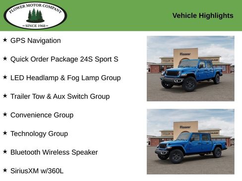 New 2025 Jeep Gladiator Sport image 2