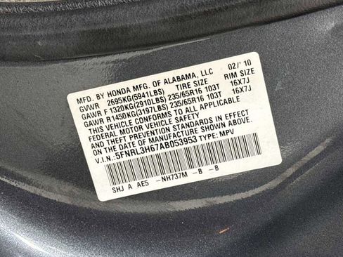 Used 2010 Honda Odyssey EX-L image 12