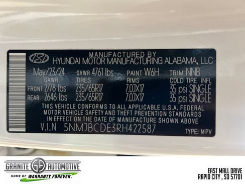 Used 2024 Hyundai Tucson SEL AWD/4WD image 30