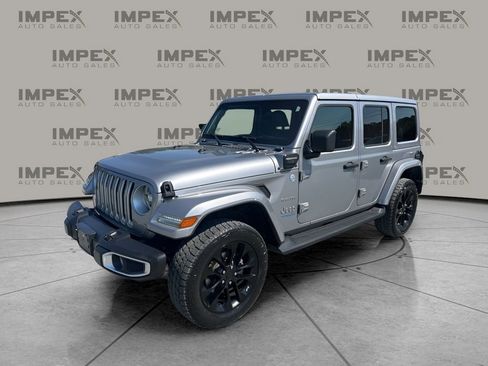 Used 2021 Jeep Wrangler Unlimited Sahara 4xe w/ Cold Weather Group image 1