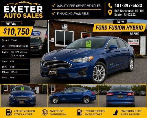 Used 2019 Ford Fusion SE FWD image 1