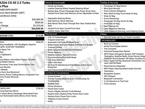 Certified 2023 MAZDA CX-50 2.5 Turbo w/ Cargo Package AWD/4WD image 1