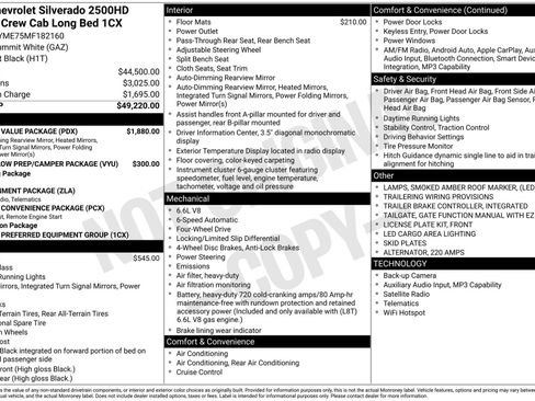 Used 2021 Chevrolet Silverado 2500 Custom w/ Custom Value Package AWD/4WD image 4