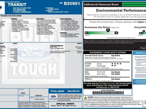 Used 2023 Ford Transit 250 Low Roof RWD image 4