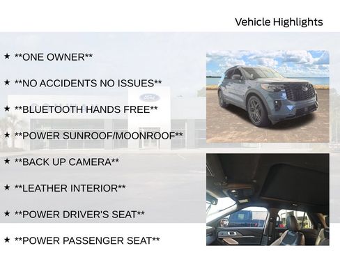 Used 2026 Ford Explorer ST w/ Sun And Sound Package AWD/4WD image 6