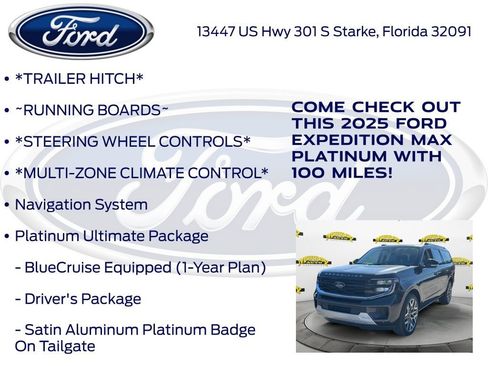 New 2025 Ford Expedition Max Platinum w/ Platinum Ultimate Package image 15