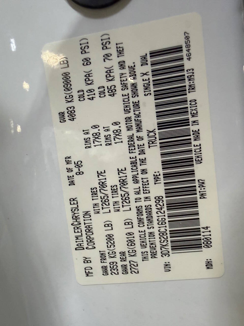 Used 2006 Dodge Ram 2500 Truck SLT w/ Trailer Tow Group AWD/4WD image 68