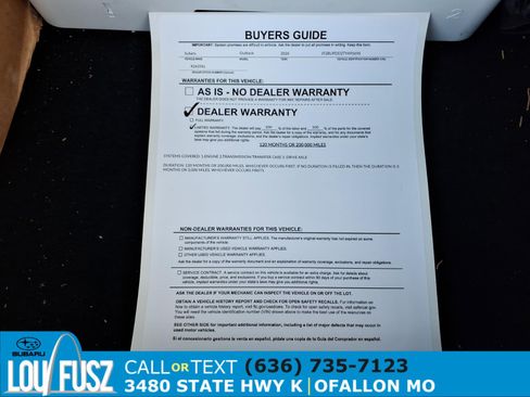 Used 2026 Subaru Outback Limited AWD/4WD image 35