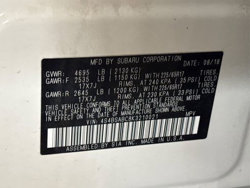 Used 2019 Subaru Outback 2.5i image 16