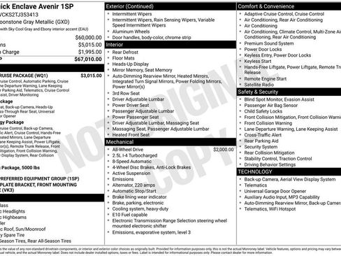New 2026 Buick Enclave Avenir w/ Super Cruise Package AWD/4WD image 12