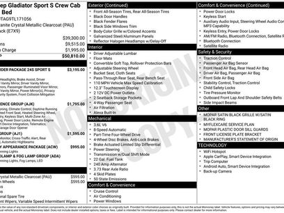 New 2026 Jeep Gladiator Sport