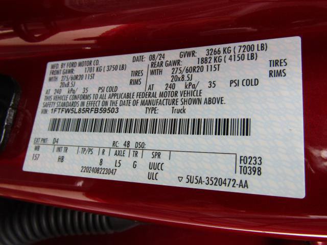Used 2024 Ford F150 Lariat w/ Equipment Group 502A High AWD/4WD image 24