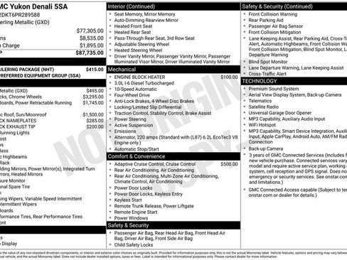 Used 2023 GMC Yukon Denali w/ Max Trailering Package AWD/4WD image 4