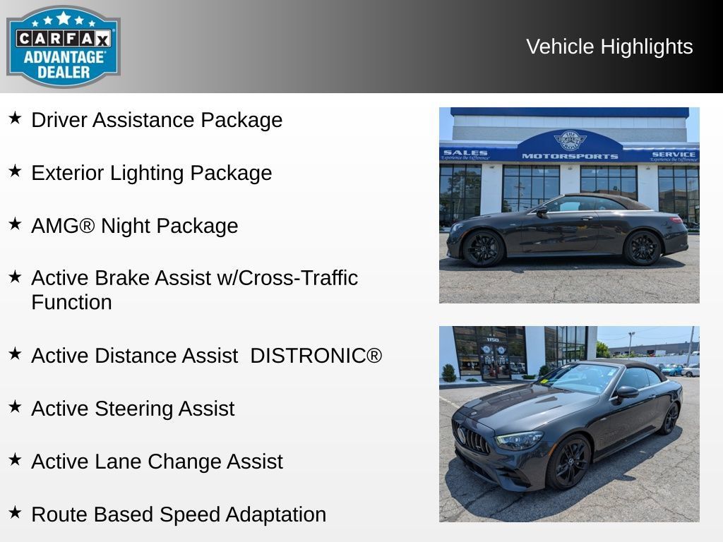 Used 2022 Mercedes-Benz E 53 AMG 4MATIC Cabriolet w/ Driver Assistance Package image 4