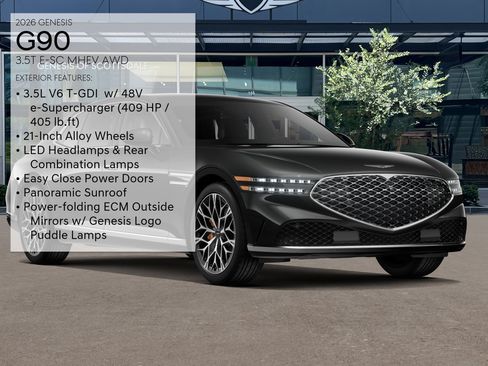 New 2026 Genesis G90 3.5T AWD/4WD image 3