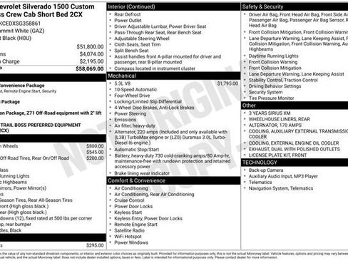 Used 2025 Chevrolet Silverado 1500 Custom Trail Boss image 40