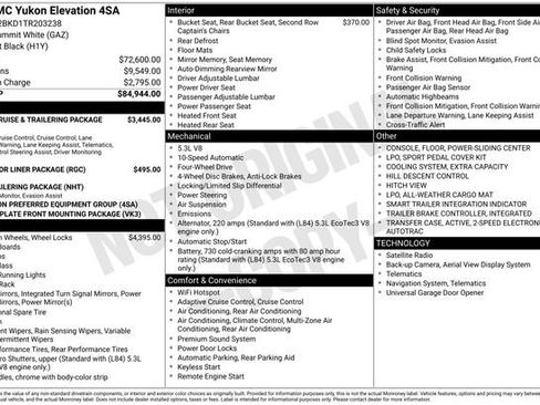 New 2026 GMC Yukon Elevation AWD/4WD image 11