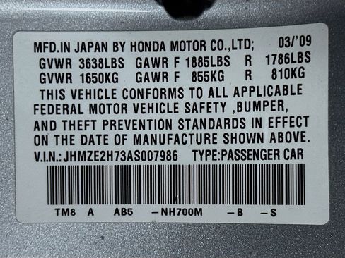 Used 2010 Honda Insight EX image 29
