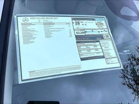 New 2026 Mercedes-Benz GLA 250 4MATIC image 17