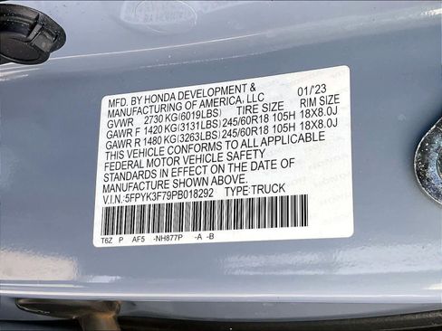 Used 2023 Honda Ridgeline RTL-E image 36