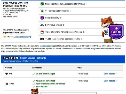 Used 2019 Audi Q5 2.0T Premium Plus w/ Premium Plus Package image 3