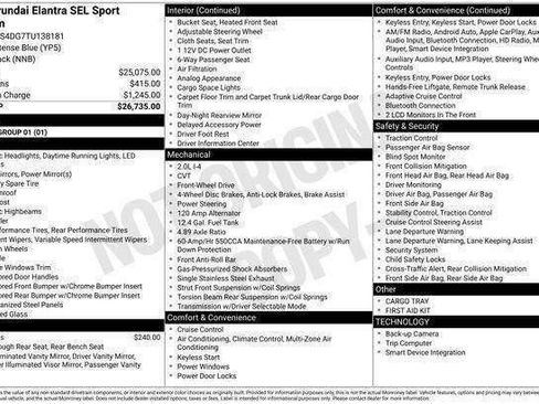 New 2026 Hyundai Elantra SEL Sport image 31
