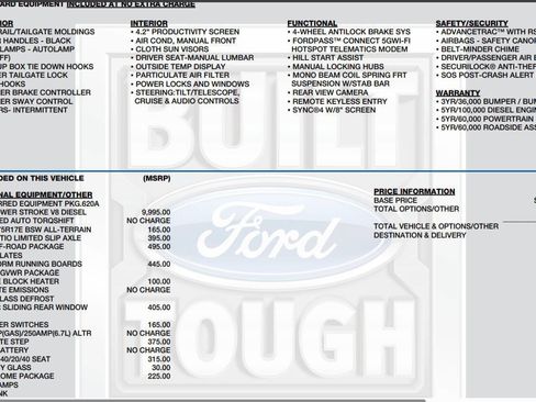 Used 2023 Ford F350 XL w/ FX4 Off-Road Package image 44