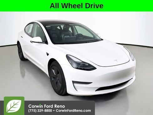 Used 2022 Tesla Model 3 Long Range AWD/4WD image 1