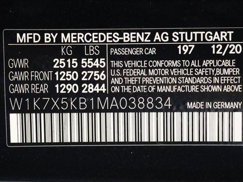 Used 2021 Mercedes-Benz AMG GT 43 w/ Driver Assistance Package image 37