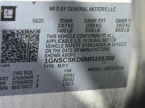 Used 2021 Chevrolet Tahoe Premier w/ Premium Package image 36